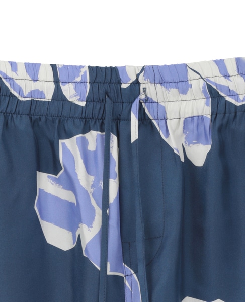 【BANANATIME / バナナタイム】RELAXED 3 SHORT  PAPER CUTS NAVY LILAC   詳細画像 ネイビー 3