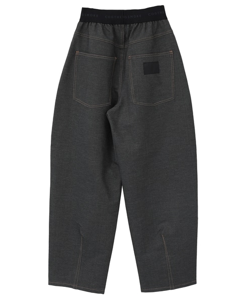 【COGTHEBIGSMOKE/コグザビッグスモーク】NOEL BARREL TROUSERS 詳細画像 インディゴ 2