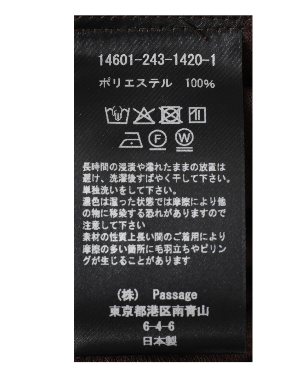 【COGTHEBIGSMOKE/コグザビッグスモーク】 NATASHA SHORTS 詳細画像 ブラウン 5