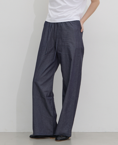 【TU ES MON TRESOR /トゥ エ モン トレゾア】The Sea Blue Chalcedony Jean 詳細画像 インディゴ 2