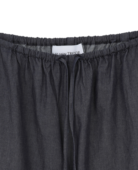 【TU ES MON TRESOR /トゥ エ モン トレゾア】The Sea Blue Chalcedony Jean 詳細画像 インディゴ 7