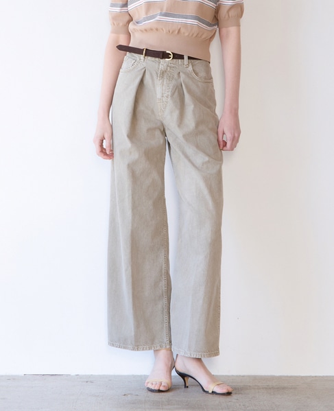 【HAIKURE /ハイクル】CANDY SHORT LENGTH TWILL 45 詳細画像 グレージュ 1