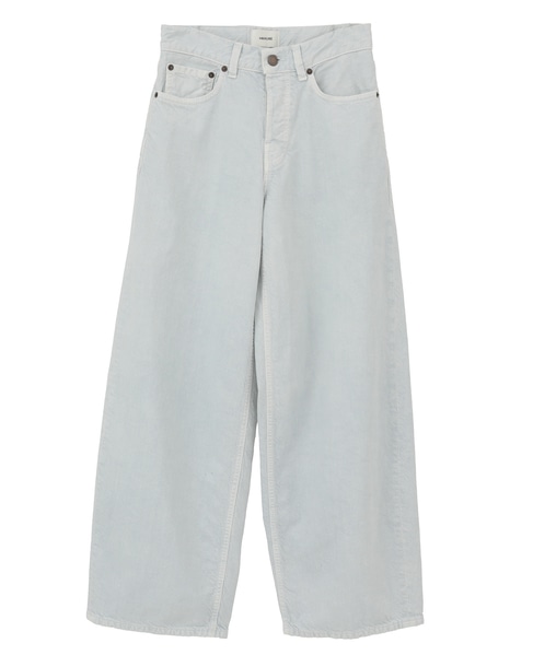 【HAIKURE /ハイクル】BETHANY SHORT LENGTH TWILL 45 詳細画像 水色 5