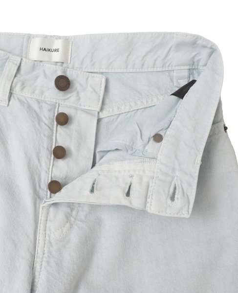 【HAIKURE /ハイクル】BETHANY SHORT LENGTH TWILL 45 詳細画像 水色 9