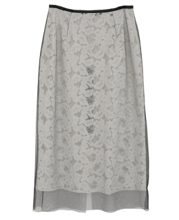 【MARGE /マージ 】Lace layered skirt（一部別注カラー）
