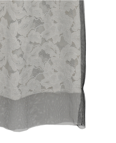 【MARGE /マージ 】Lace layered skirt（一部別注カラー） 詳細画像 アイボリー 5