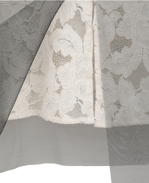 【MARGE /マージ 】Lace layered skirt（一部別注カラー） 詳細画像 アイボリー 6