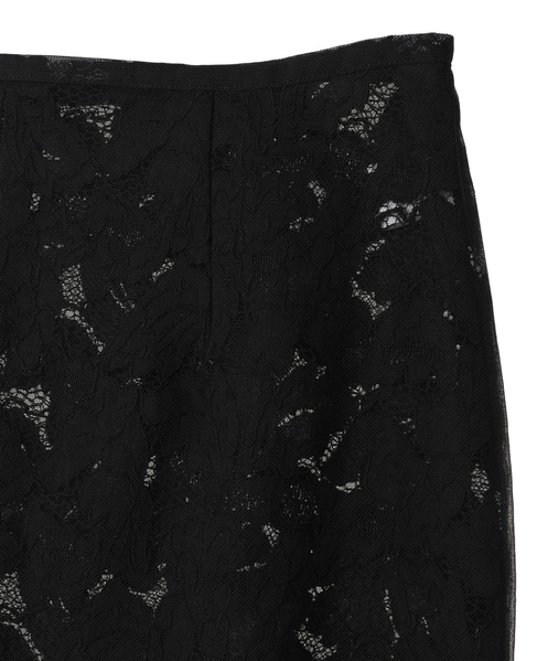 【MARGE /マージ 】Lace layered skirt（一部別注カラー） 詳細画像 ブラック 13