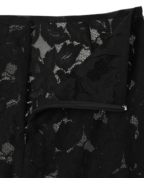 【MARGE /マージ 】Lace layered skirt（一部別注カラー） 詳細画像 ブラック 14