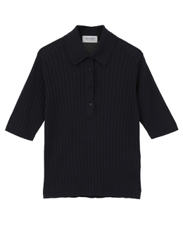 【JOHN SMEDLEY / ジョンスメドレー】リブ編みポロシャツ