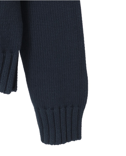 【Sporty＆Rich/スポーティアンドリッチ】Vendome Knitted Sweater 詳細画像 ネイビー 4
