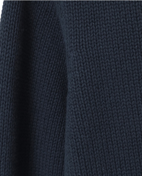 【Sporty＆Rich/スポーティアンドリッチ】Vendome Knitted Sweater 詳細画像 ネイビー 7