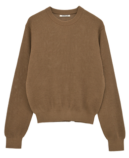 【AURALEE/オーラリー】FLAT YARN RIB KNIT P/O