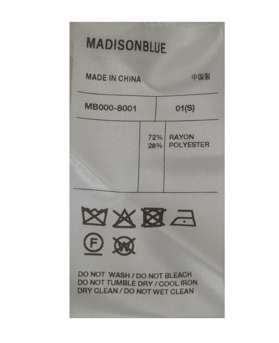 【MADISONBLUE/マディソンブルー】HELLO CREW NECK PO 詳細画像 ブラック 10