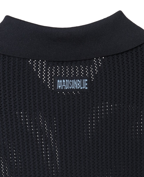 【MADISONBLUE/マディソンブルー】POLO KNIT MESH 詳細画像 ネイビー 4