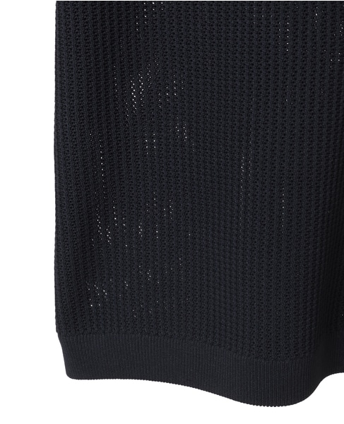 【MADISONBLUE/マディソンブルー】POLO KNIT MESH 詳細画像 ネイビー 6