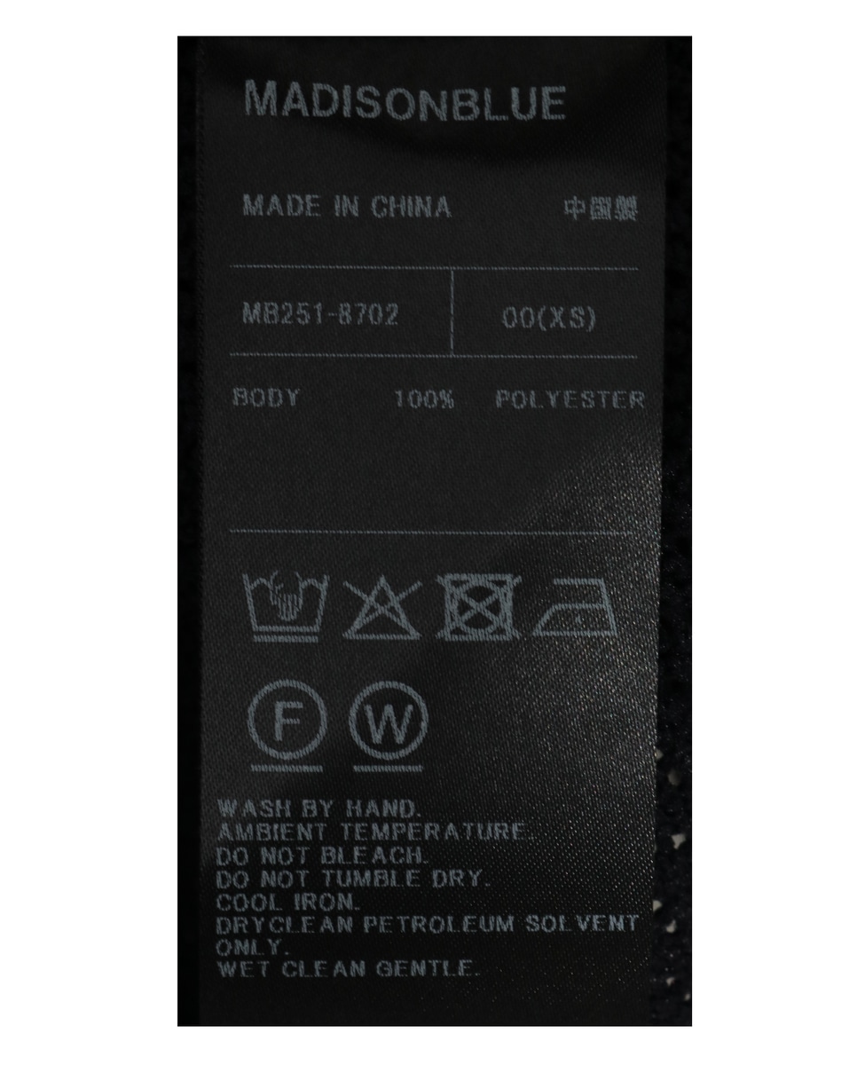 【MADISONBLUE/マディソンブルー】POLO KNIT MESH 詳細画像 ネイビー 5