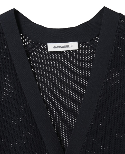 【MADISONBLUE/マディソンブルー】BIG KNIT V CD MESH 詳細画像 ネイビー 3