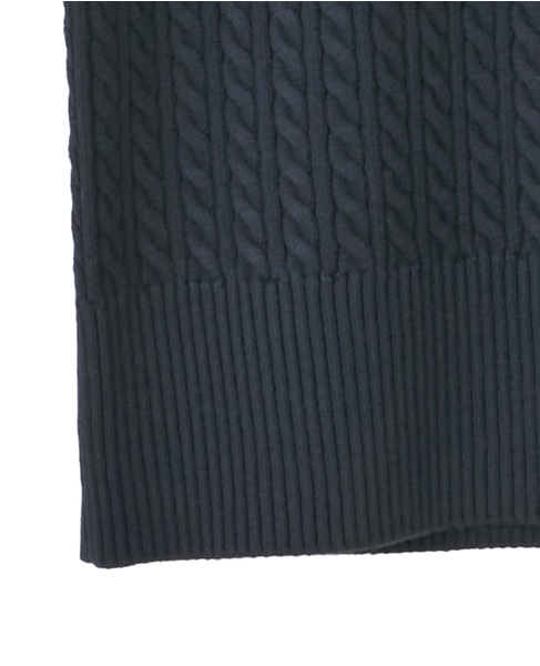 【MADISONBLUE/マディソンブルー】CABLE H/S PO 詳細画像 ネイビー 5