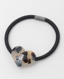 【ALEXANDRE DE PARIS/ アレクサンドル ドゥ パリ 】ハートシェイプ ヘアゴム