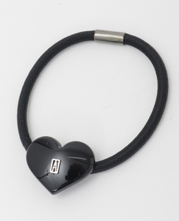 【ALEXANDRE DE PARIS/ アレクサンドル ドゥ パリ 】ハートシェイプ ヘアゴム