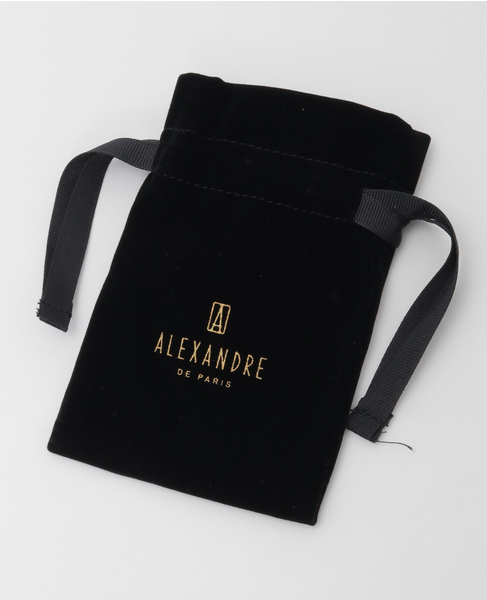 【ALEXANDRE DE PARIS/ アレクサンドル ドゥ パリ 】ハートシェイプ ヘアゴム 詳細画像 ブラック 5