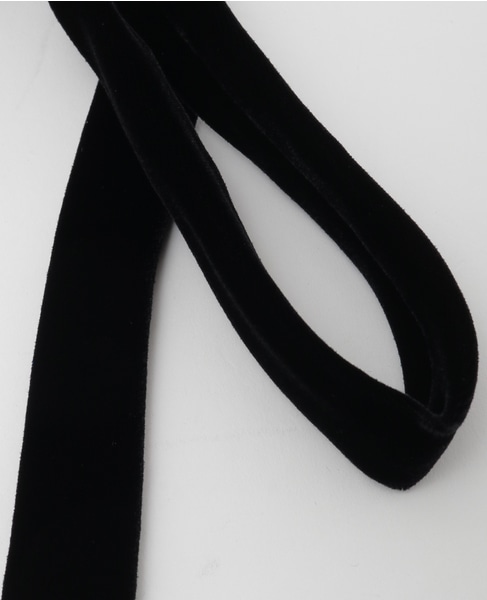 【ALEXANDRE DE PARIS/ アレクサンドル ドゥ パリ 】ベロアリボンバレッタ 詳細画像 ブラック 5