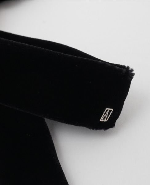 【ALEXANDRE DE PARIS/ アレクサンドル ドゥ パリ 】ベロアリボンポニー 詳細画像 ブラック 3