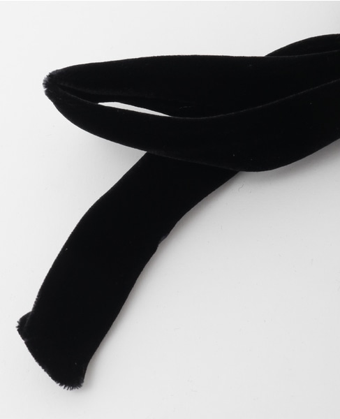 【ALEXANDRE DE PARIS/ アレクサンドル ドゥ パリ 】ベロアリボンポニー 詳細画像 ブラック 5