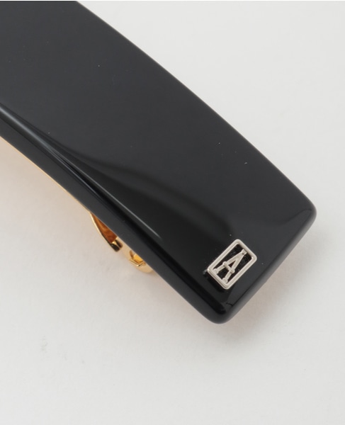 【ALEXANDRE DE PARIS/ アレクサンドル ドゥ パリ 】バレッタ (8cm) 詳細画像 ブラック 3