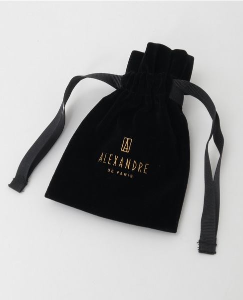 【ALEXANDRE DE PARIS/ アレクサンドル ドゥ パリ 】バレッタ (8cm) 詳細画像 ブラック 5