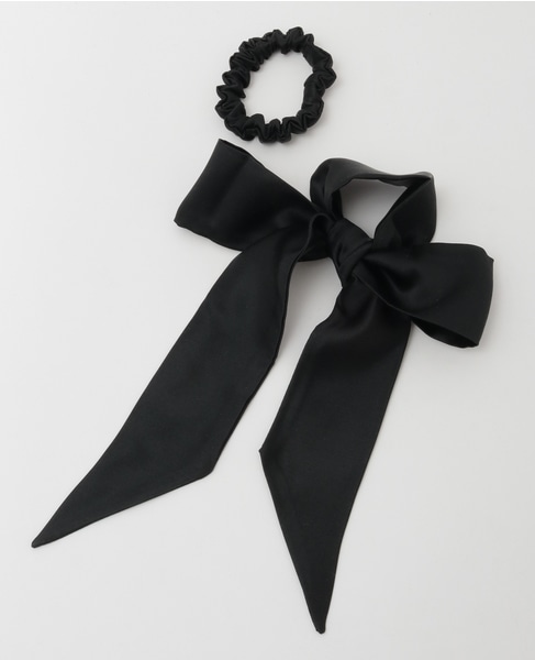 【TRESSE /トレス】jeanne ribbon in silk 詳細画像 ブラック 4