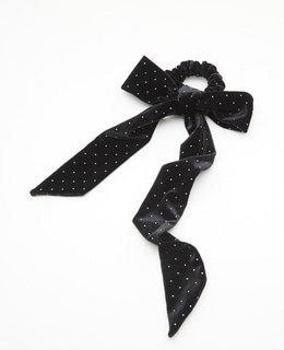 《別注》【TRESSE /トレス】BRIGITTE dot ribbon chouchou for martinique