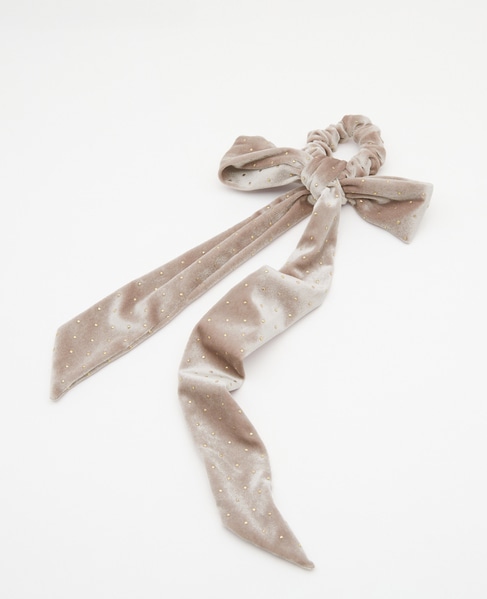 《別注》【TRESSE /トレス】BRIGITTE dot ribbon chouchou for martinique 詳細画像 ピンクベージュ 1