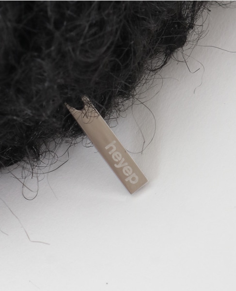 【heyep /ヘイップ】Fluffy Scrunchie 詳細画像 ブラック 3