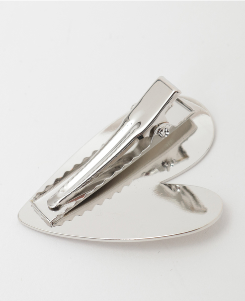 【heyep /ヘイップ】Heart Motif Hair Clips-2 Piece 詳細画像 シルバー 8