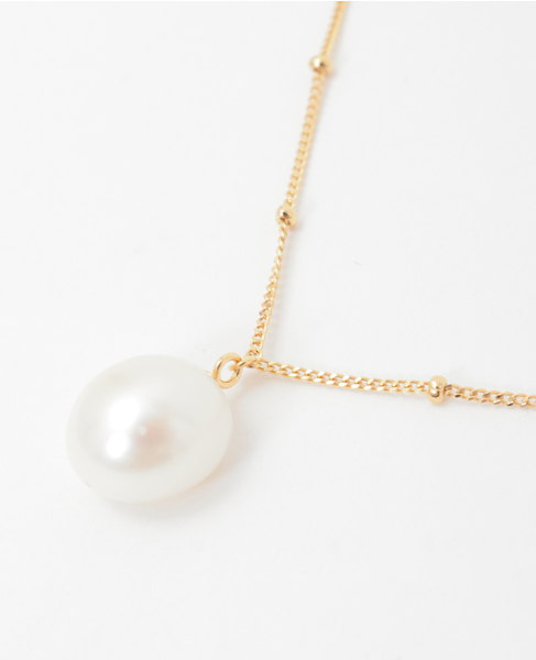 【MARIHA】月の夢 ネックレススタッドチェーン47cm 詳細画像 パール 3