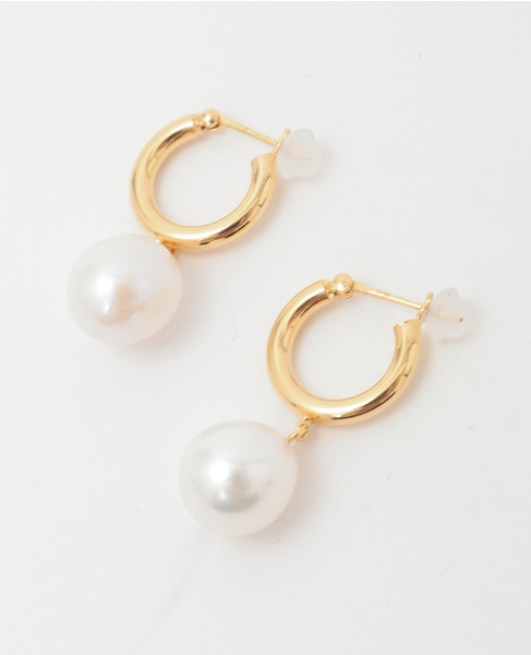 【MARIHA】月の夢 フープピアスS 詳細画像 パール 2