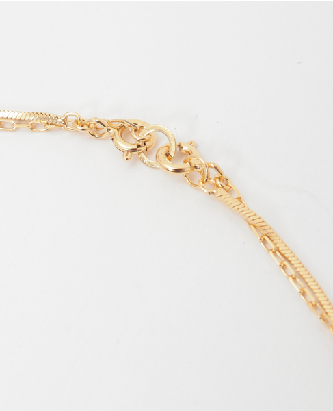 【MARIHA】Silent Rain ネックレス2連 40cm 詳細画像 ゴールド 3