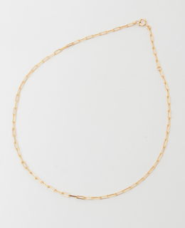 【MARIHA】Silent Rain ロングレクタングルチェーンネックレス 40cm