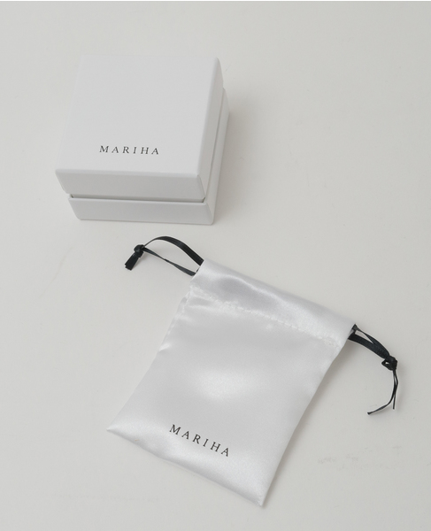 【MARIHA】Silent Rain ロングレクタングルチェーンネックレス 40cm 詳細画像 ゴールド 5