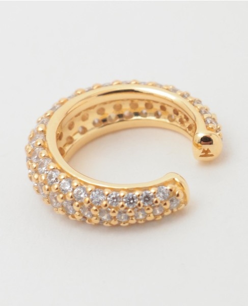 《別注》【TOM WOOD/ トムウッド 】Ear Cuff Slim Zirconia Gold 詳細画像 ゴールド 4