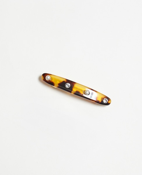 【MALUS /マリュス】Barrette Small 詳細画像 ブラウン 1