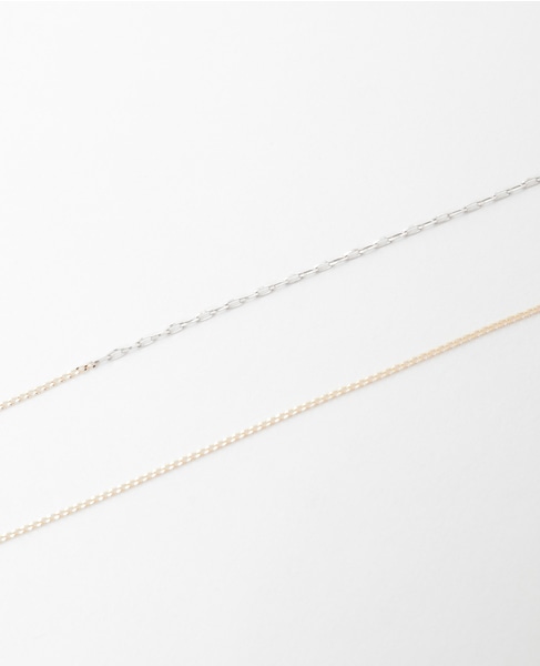 【wePERM /ウィパーマ 】N005Y0PT85-40 Asymmetric Chain Necklace 詳細画像 マルチ 4