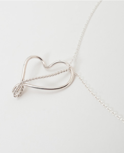 《別注》【BAR JEWELLERY/バージュエリー】DANCING HEARTS PENDANT 詳細画像 シルバー 6