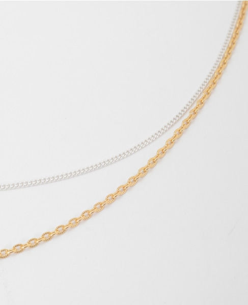 【Rieuk /リューク】Double Thiner Necklace 詳細画像 シルバー 2
