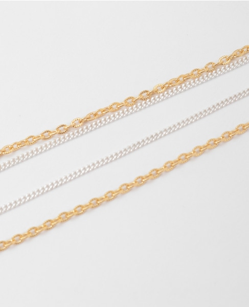 【Rieuk /リューク】Double Thiner Necklace 詳細画像 シルバー 4