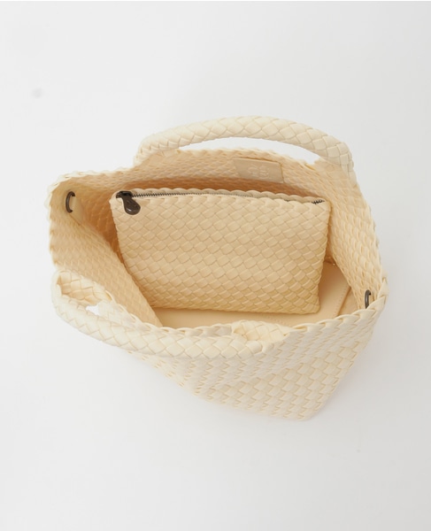 【NAGHEDI/ナゲディ】St Barths Small Tote SALT (Solid) 詳細画像 アイボリー 9