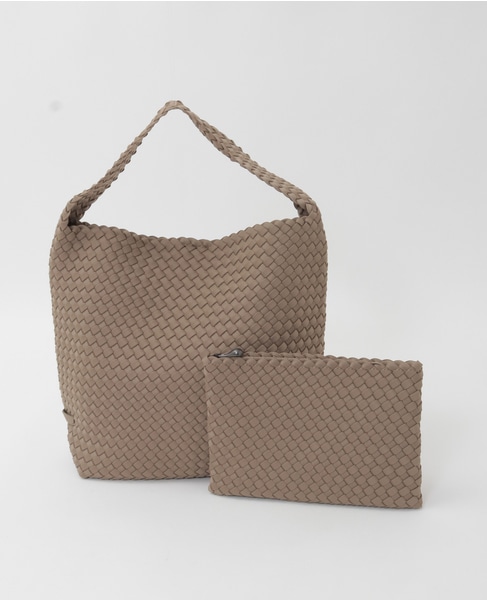 【NAGHEDI/ナゲディ】Nomad Medium Hobo CASHMERE/CHOCOLATE(Solid) 詳細画像 トープ 1