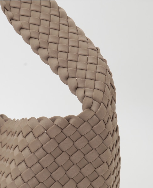 【NAGHEDI/ナゲディ】Nomad Medium Hobo CASHMERE/CHOCOLATE(Solid) 詳細画像 トープ 6